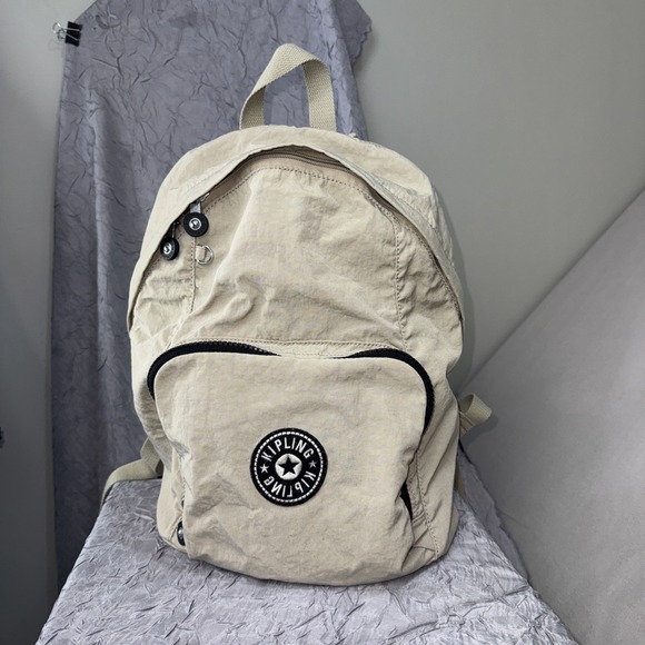 Kipling Handbags - Kipling Seoul S‎ Backpack Almighty Beige No Monkey Lightweight Travel